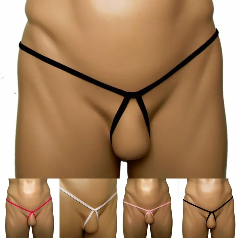 Men'S Sexy And Comfortable Gay SissyBreathable Solid Color Portable Summer Men's Panties Simple Thong Briefs Mens Sexy Underwear
