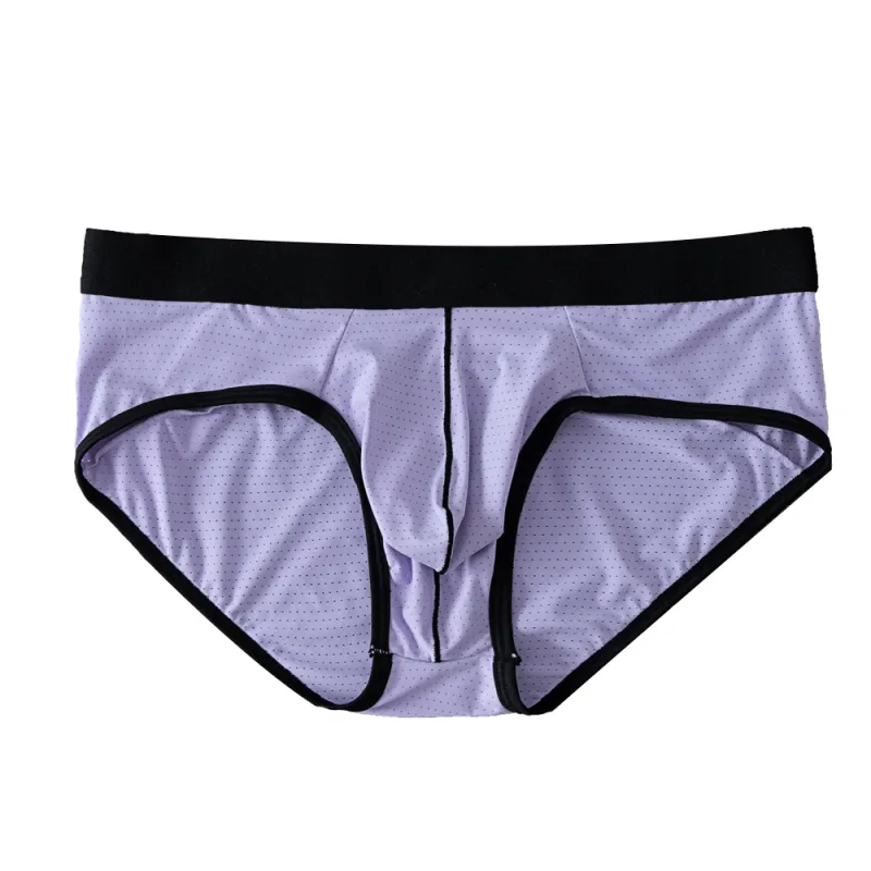 Fashion Mens Underwear Briefs Breathable Mesh Men's Panties Men Brief Bikini Underpants Back Patch Big Pouch Man Trunks D3-11 — image 21