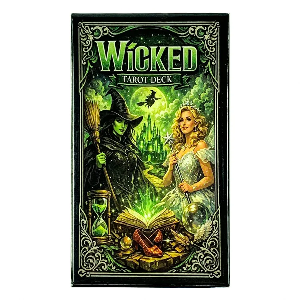 Novo baralho de tarô perverso, 78 cartas, tradição, versão em inglês, jogos de tabuleiro de adivinhação, jogos de halloween e natal
