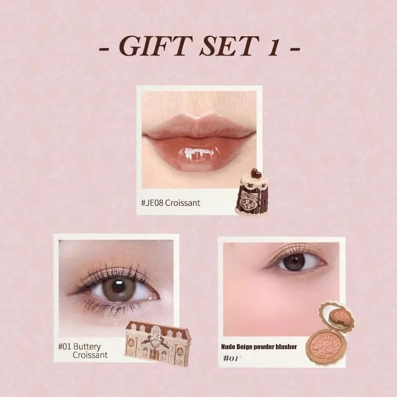 Flowerknows make-up Dárkové sady Little Angel Bunny Zahradní mušle Šperky Glaze na rty Tvářenka Flower Know SWEETIE BEAR Blush korektor