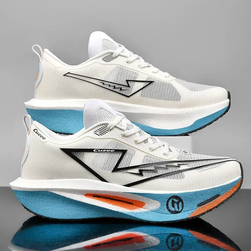 Unisex Athletic Marathon Sneakers Casual Men Speciality Training Race Sports Carbon Board Lightweight Comfortable Running Shoes