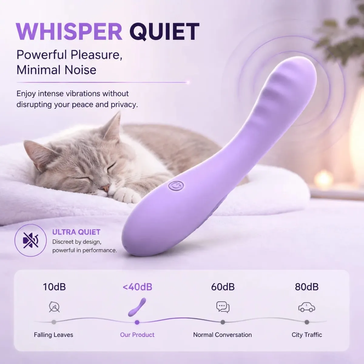 Vibrator for Women Ultra Soft Liquid Silicone Skin Friendly Flexible Rechargeable Waterproof Powerful Vibration Massage Sex Toy — image 5