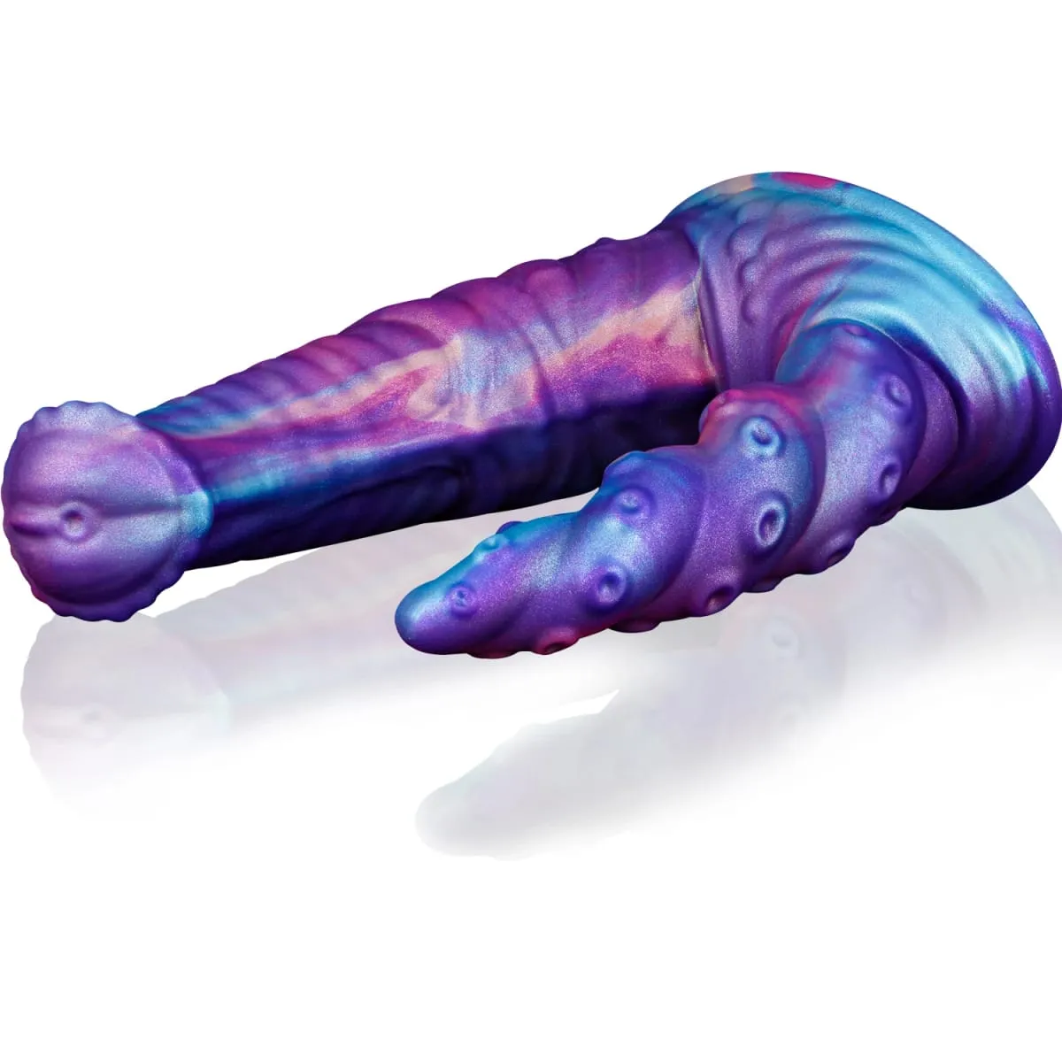 New Double Ended Realistic Anal Butt Plug Monster Dildo Strong Suction Cup Penis Cock Massager G-spot Stimulation Adult Sex Toys — image 5