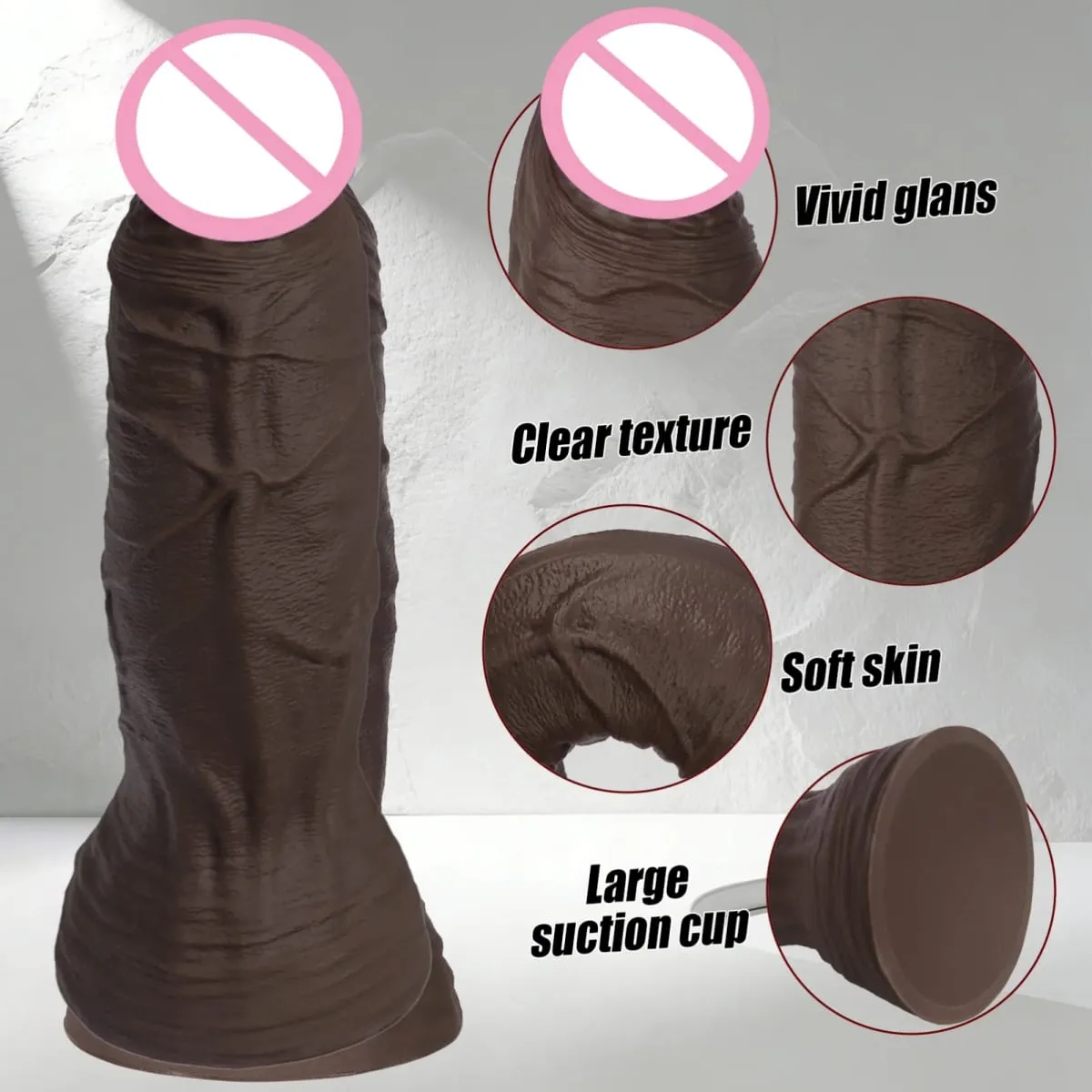Realistic Dildo 1.7kg Huge Dildo Anal Big Penis Strapon Adult Sex Toys Women Men Gay Dick 18+ Vagina Masturbation Dilatador Anal — image 2