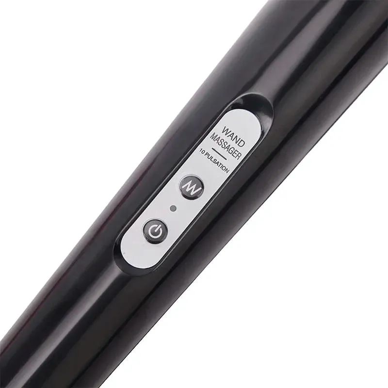 成人性玩具 AV 振動器強力魔棒 G 點刺激按摩器陰蒂振動器性玩具女性自慰黑狼新款 10 速魔棒按摩器大魔棒按摩棒 AV 振動器性感陰蒂女性性玩具歐元