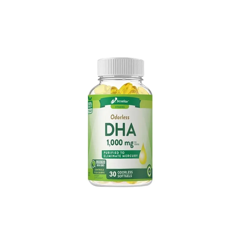 Bcuelov High Potency DHA - Supports Brain Health and Cognitive Function Improves Concentration and Intellectual Thinking