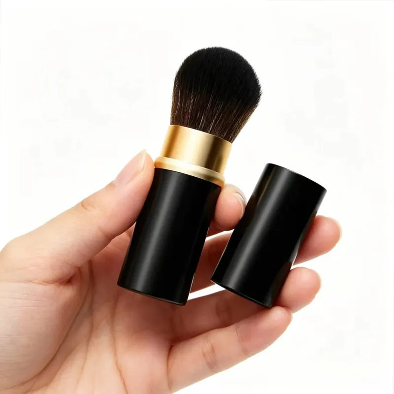 1pc Retractable Blush Brush Kabuki Foundation Brush Soft Fluffy Powder Contour Makeup Brushes Portable Makeup Tools — image 8