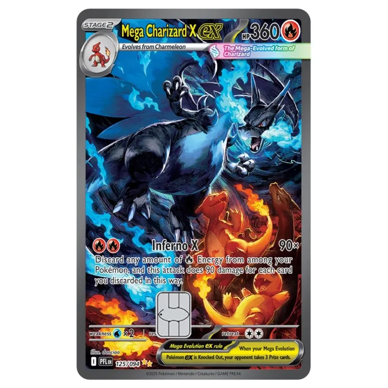 Credit Card Skin Sticker Anti-degaussing Anime Charizard Stickers for VISA JCB MasterCard and Other IC Cards — image 12