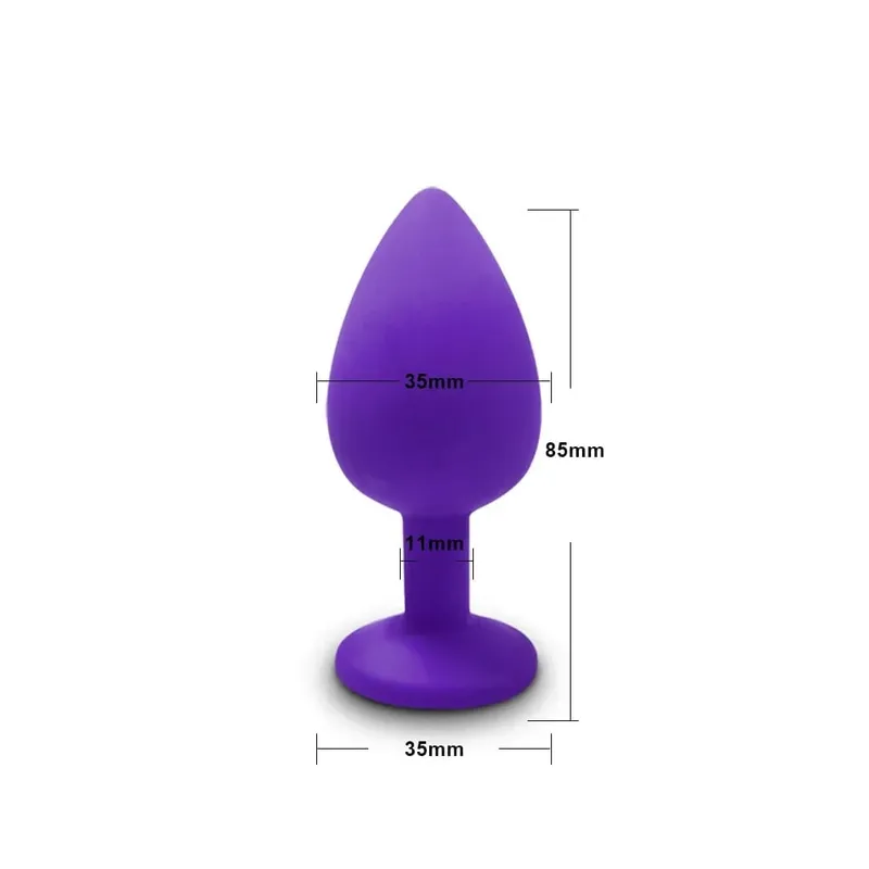 3 Sizes Soft Silicone Anal Plug Mini Butt Plug Erotic Sex Toys for Men Women Gay Couples Adult Anal Prostate Stimulator Dildo — image 21