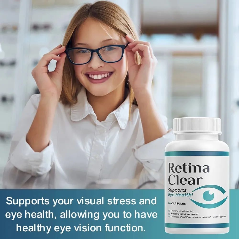 Vision Support Supplement – with Lutein Zeaxanthin Quercetin Vitamin A Zinc & Bilberry – Supports Visual Clarity Focus 60 Capsules