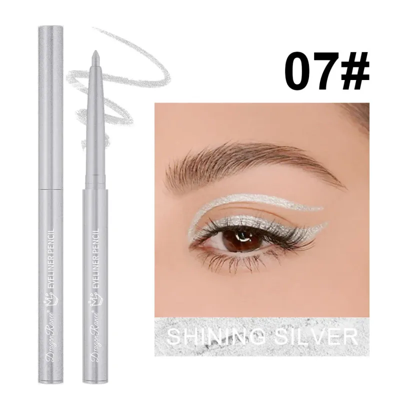 Waterproof Black Brown Eyeliner Gel Pencil Matte Smooth Quick Dry Easy Wear Pearlescent Eyeshadow Eye Liner Pen Makeup for Eyes — image 16
