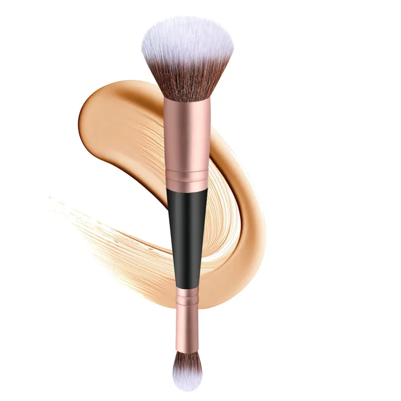 Brugerdefineret logo makeup børster Large Powder Foundation Makeup børster Cruelty Free Concealer Makeup Brush Engros Bulk 20 stk./parti