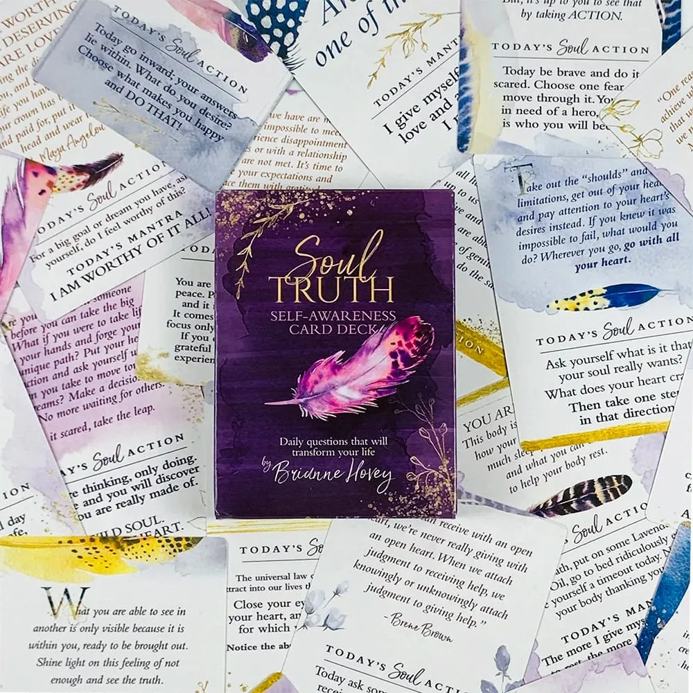 NEW Soul Truth Self-Awareness Oracle Cards Deck Daily Questions That Will Transform Your Life Tarot Oracle Cards Best Gifts — image 3