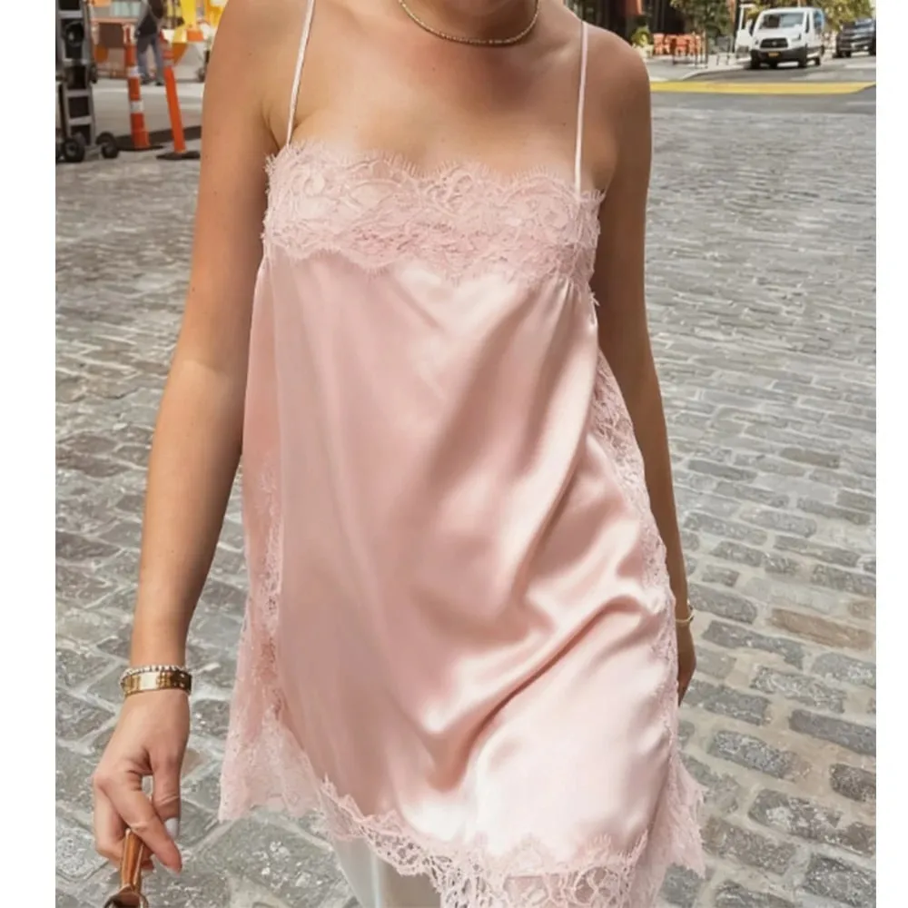 Vintage Sexy Floral Lace Satin Patchwork Camisole for Women Boho y2k Solid Sleeveless Backless Beach Chic Tops Cropped — image 5