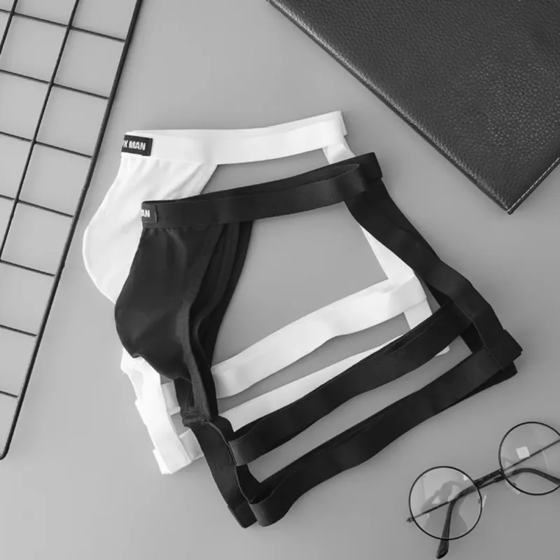 Ademende elastische stringslip voor heren, jarretel, laagbouw met U-bolle buidelontwerp, geschikt voor de lente, zomer, herfst, winter — image 6