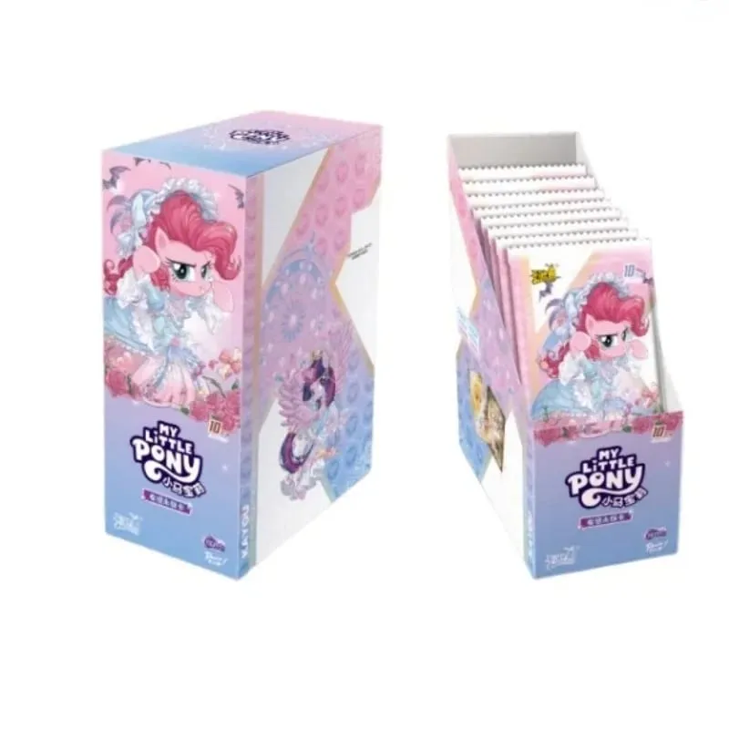 Authentique My Little Pony Friendship Forever Moon 12 11 10 Series Cartes à collectionner Fluttershy Anime Marchandise Cadeaux