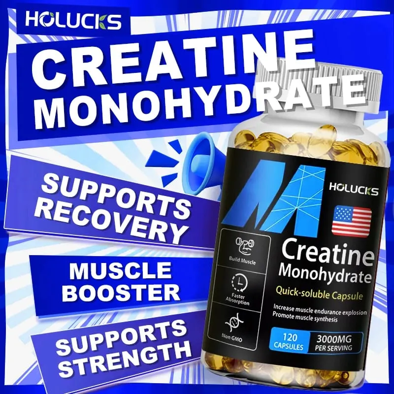 Buy 1 Get 1 Free! Creatine Monohydrate 3000mg Supplement for Lean Muscle & Performance Fat Loss & Overall Fitness Vegan — image 7
