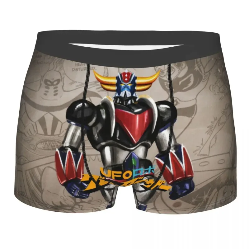 Custom Novelty Goldorak Ufo Robot Grendizer Boxers Shorts Panties Male Underpants Breathbale Briefs Underwear