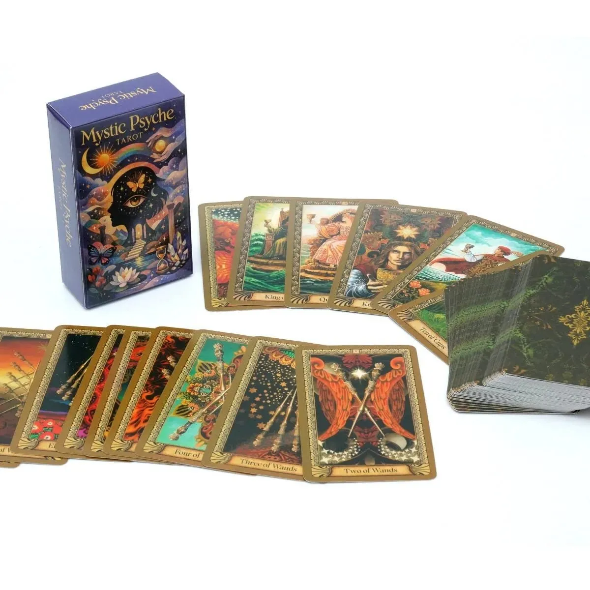 Mystic Psyche Tarot Deck – 78-Card Set for Intuitive Wisdom Spiritual Growth and Archetypal Exploration — image 6