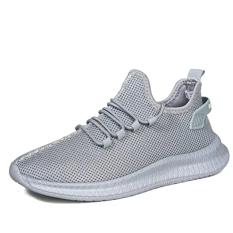 2026 Men's Non-Slip Casual Sneakers Breathable Outdoor Jogging Training Hiking Sports Running Outdoor Weave Knit Lace Up Shoes