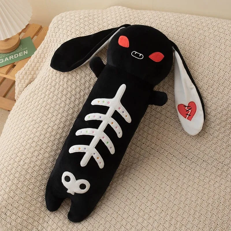60cm Horror Goth Plys Dyr Kanin Panda Blødt Legetøj Sød Kropspude Halloween Fest Indretning Sjov Gave Til Pige Dreng — image 9