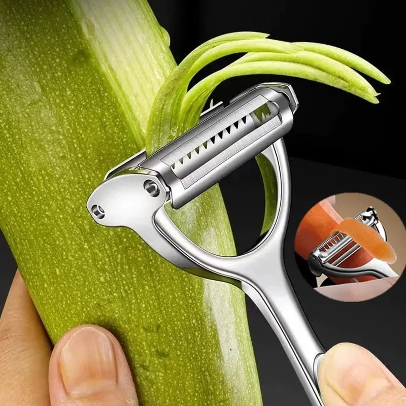 High Quality Stainless Steel Potato Cucumber Carrot Grater Julienne Peeler Vegetables Fruit Peeler Vegetable Slicer