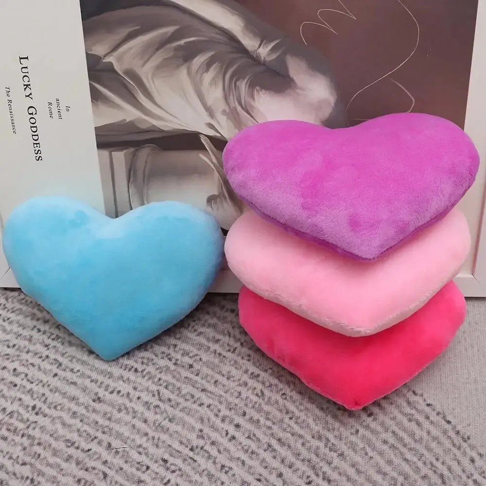 Pink Color Home Decorative Valentines Day Heart Pillow Soft Pillow Pillow Heart Shape