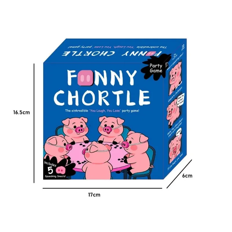 The New SNORT GUFFAW Party Game Smiling Means You Lose.