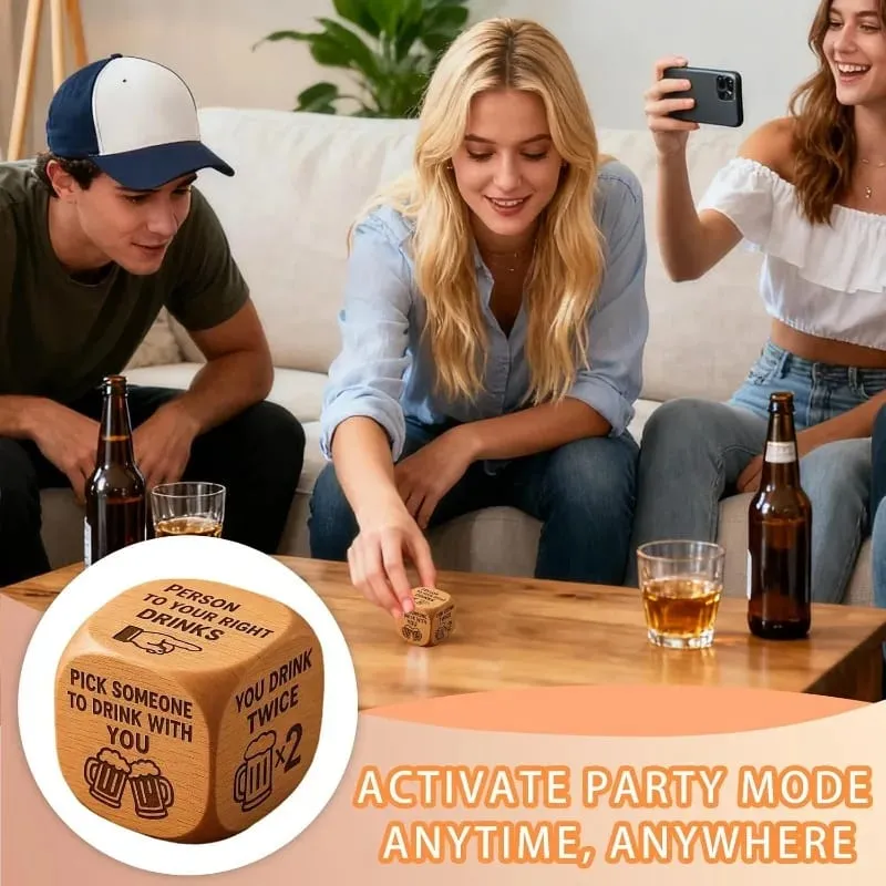 Drinking Games for Adults Party Funny Interactive Dice Game Cards Night Group Activity for Friends Couples Social Events