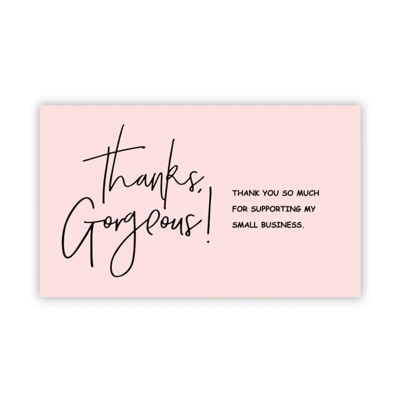 30pcs Copperplate Thank You Card Gift Packaging Thank You Card Greeting Card Decorative Greeting Cards