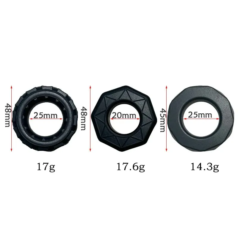 Men's Elastic Sperm Lock Ring Silicone Delay Ejaculation Penis Ring Sex Toys For Men Dick Erection Stretcher Ring Adult Supplies — image 2