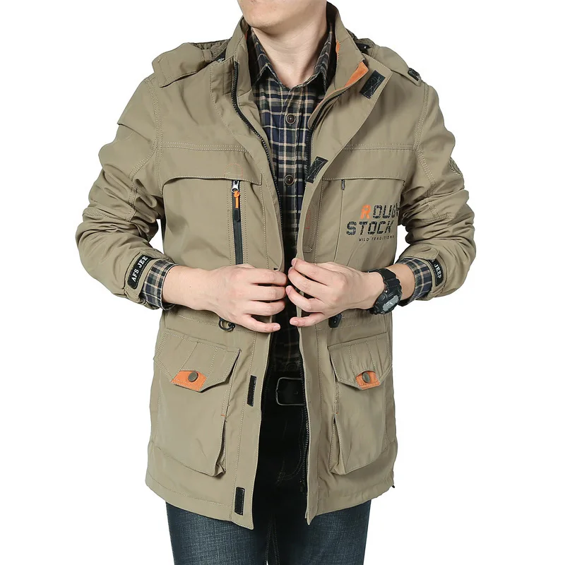 2026 New Style Spring-Autumn Outdoor Lightweight Casual Jacket Waterproof Breathable Men's Coat — image 3