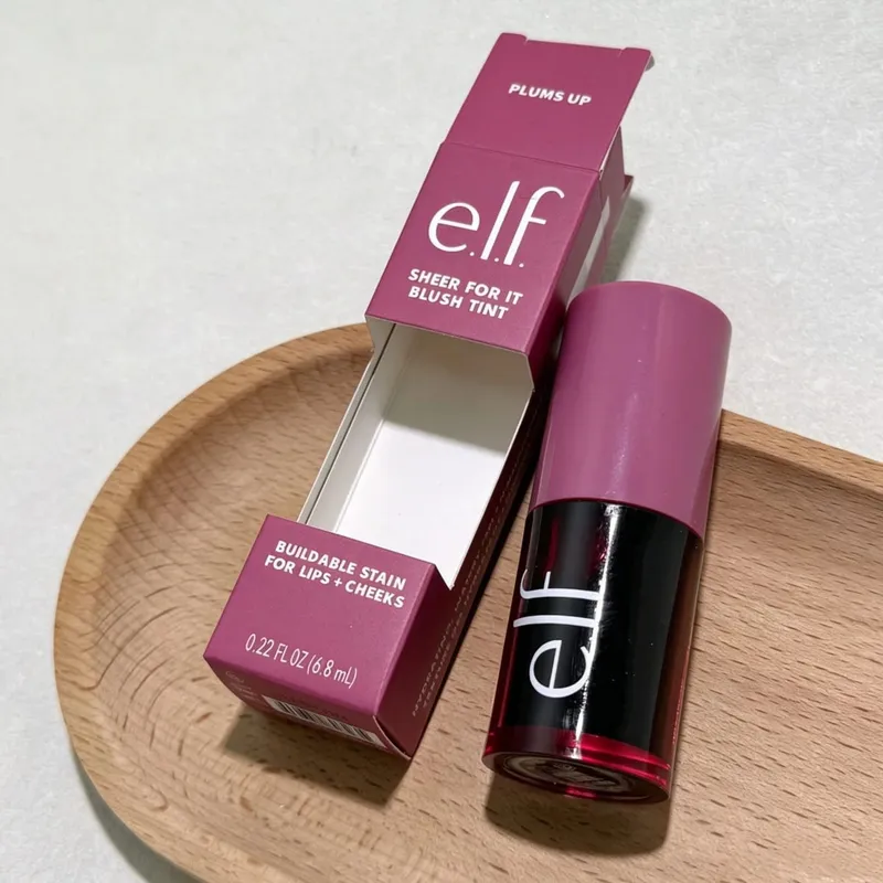ELF Lip Gloss Natural Shine&Blush Υγρό Αδιάβροχο και Ανθεκτικό στον Ιδρώτα Εύκολα μουτζουρωμένο Ελαφρύ και μακράς διαρκείας μακιγιάζ — image 10