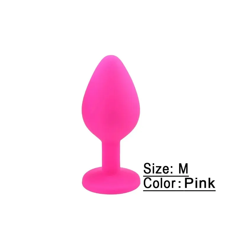 S/M/L Soft silikonový anální kolík Mini Erotický anální kolík Sexuální hračka pro začátečníky Muži Ženy Gay páry Stimulátor prostaty Anální sexuální hračka