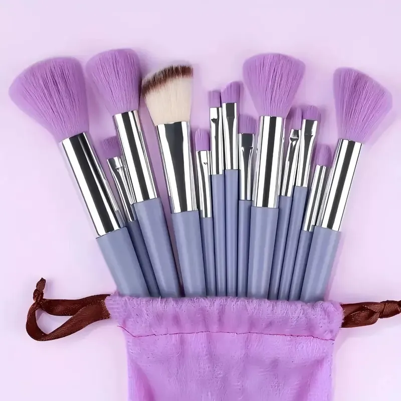 Kit de maquillage 33 pièces, grandes et petites éponges de beauté pour une application et un démaquillage impeccables, ensemble complet