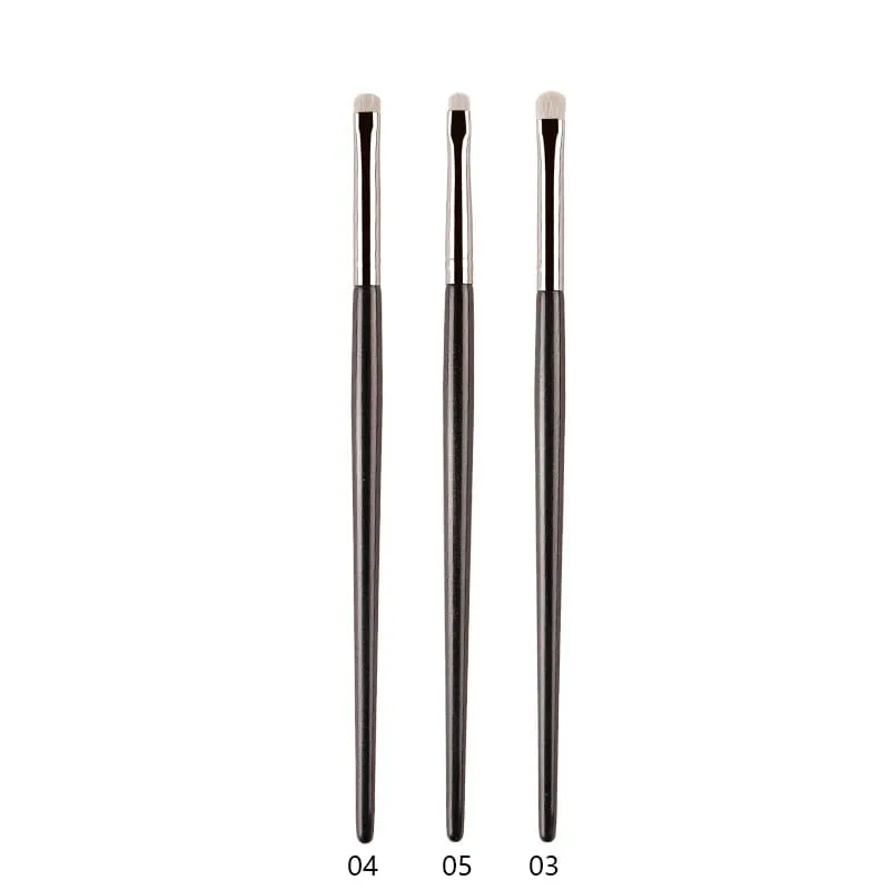 1pc White Pony Hair Eyeshadow Makeup brushes Small Smudge Precision Crease Detail Bevel Eye Shadow Make up brush Liner Lip — image 20