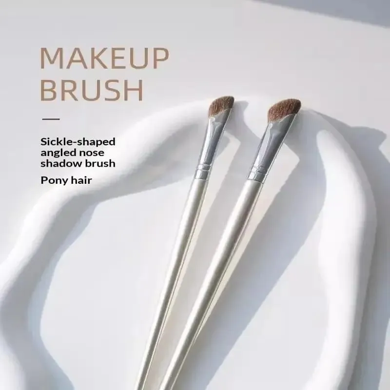 Nose Contour Brush Flat Nose Contour Brush Angled Contour Makeup Brush Natural Hair Angled Contour Shadow Smudge Makeup Brushes