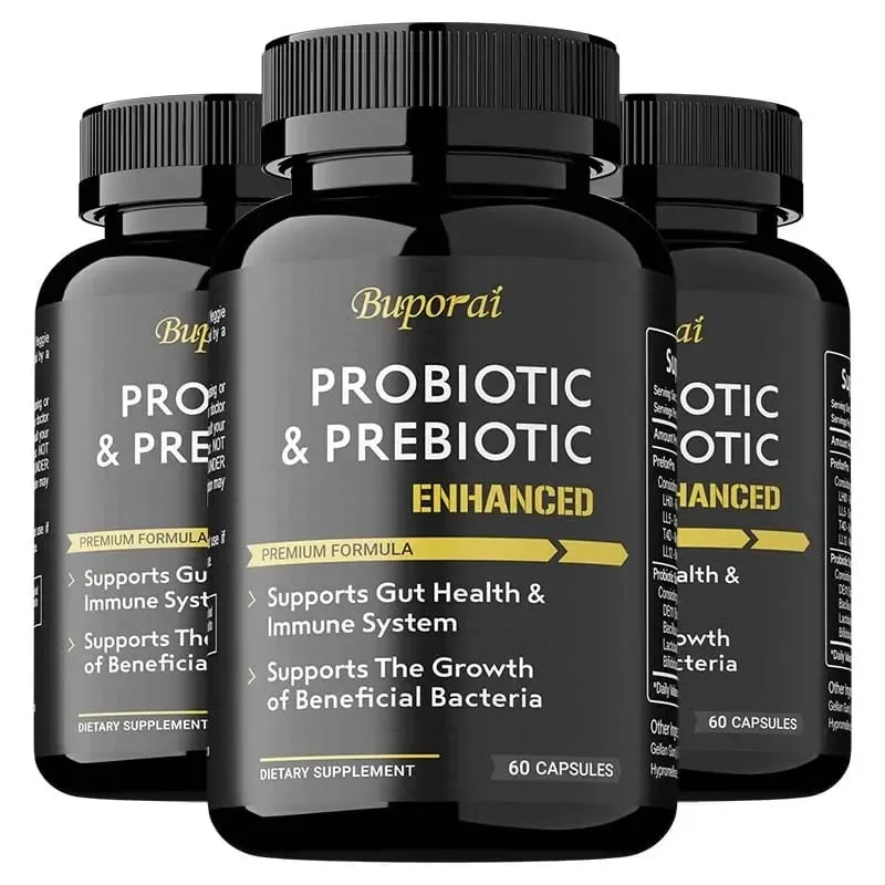 Probiotics & Prebiotics Capsules - Helps Balance Stomach Acid Promote Healthy Intestinal Digestion and Relieve Bloating — image 11
