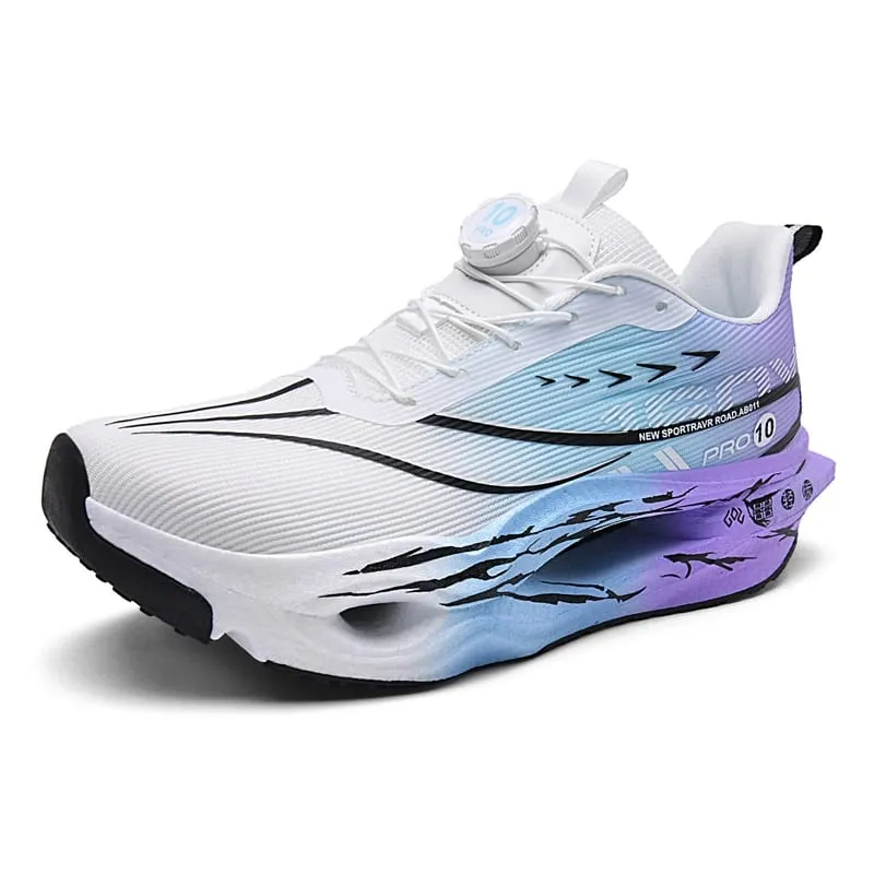 Carbon Plate Racing Running Shoes Non-Slip Men Ultra Light Elastic Cushion Athletic Sneakers Speed Training Marathon Sport Shoes
