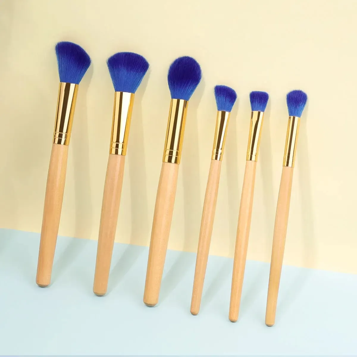 6pcs Makeup Brushes Set for Women Cosmetic Concealer Eyelashes Blush Loose Powder Eyeshadow Soft Fluffy Blending Beauty Tools — image 2