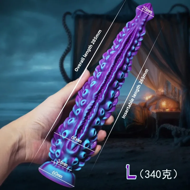 Fantasy Octopus Tentacle Anal Dildo Long Penetration Plug Realistic Gspot Stimulator Anal Dilator Sex Toy 18+ — image 6