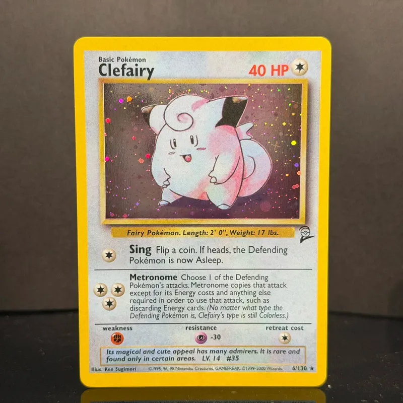 Pocket 2000 Base Set 2 OG Nostalgia Collectible Hitmonchan Scyther Clefable Pidgeot Mewtwo Traditional Holo Proxy — image 12