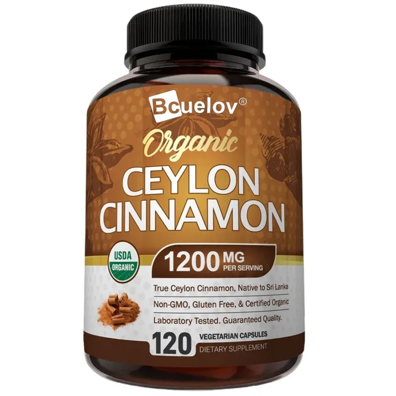 Ceylon Cinnamon 1200Mg Per Serving 120 Capsules - Healthy Blood Sugar Support Joint Support Antioxidant — image 8