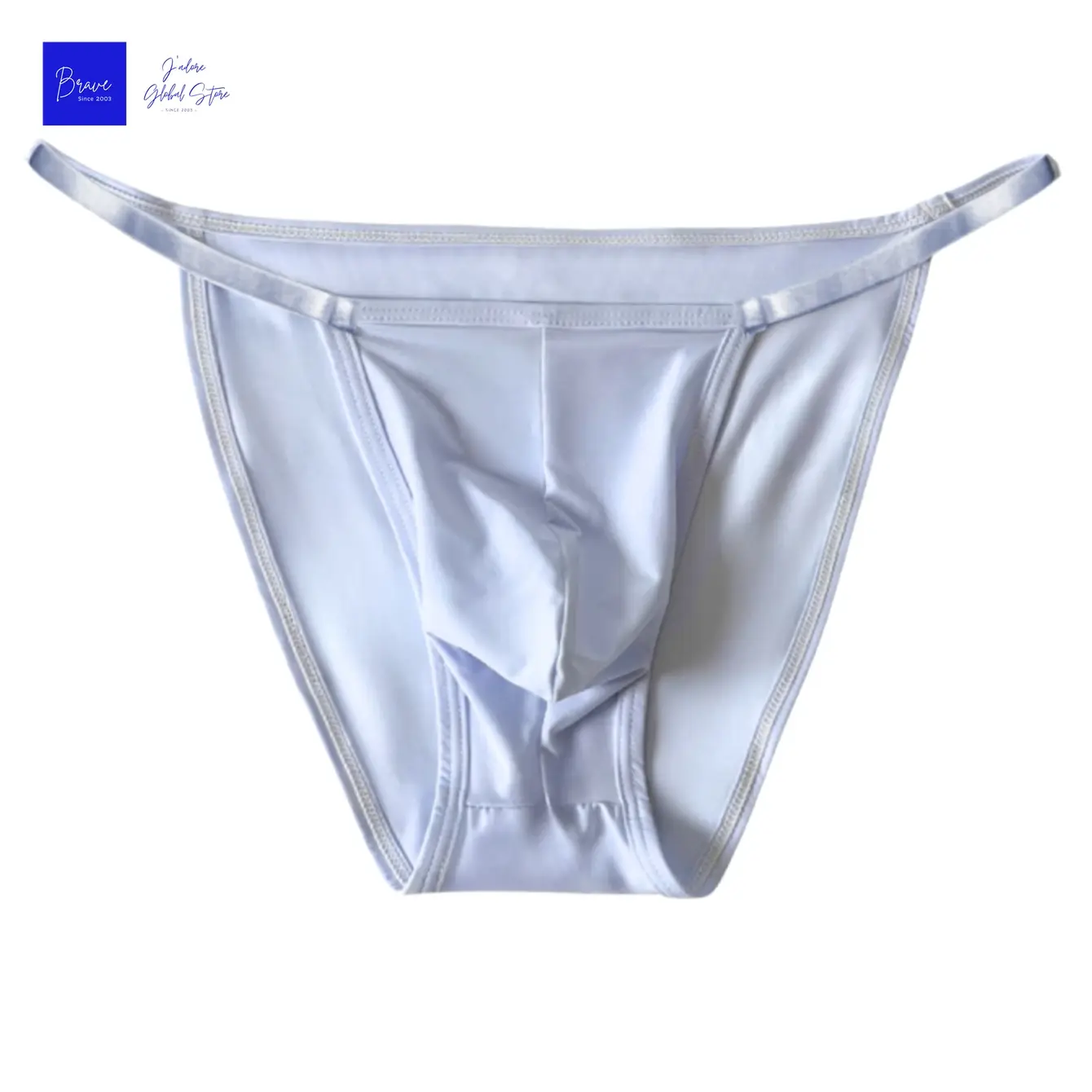 Mens Sexy Underwear Briefs Underpants Nylon Quick Dry Men's Briefs Bikini Slip Men's Tanga Briefs Mens Sexy Underwear U Pouch — image 4