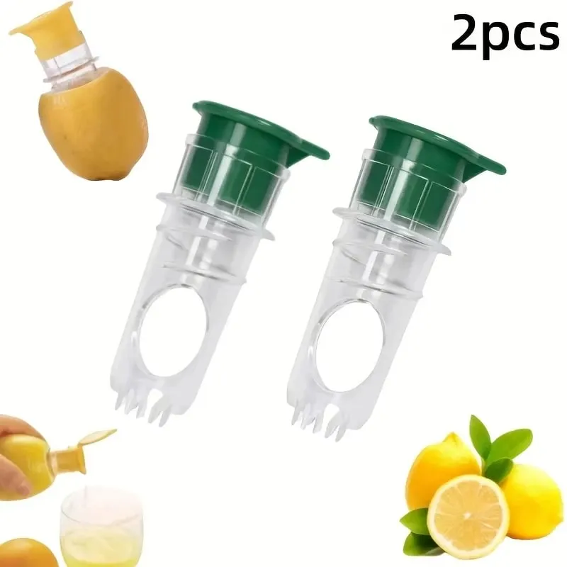 1/2pcs Lemon Mini Squeezer Portable Lemon Juicer With Lid Squeeze Lime for Cocktails Easy Juice Extractor Freshness Preserving — image 13