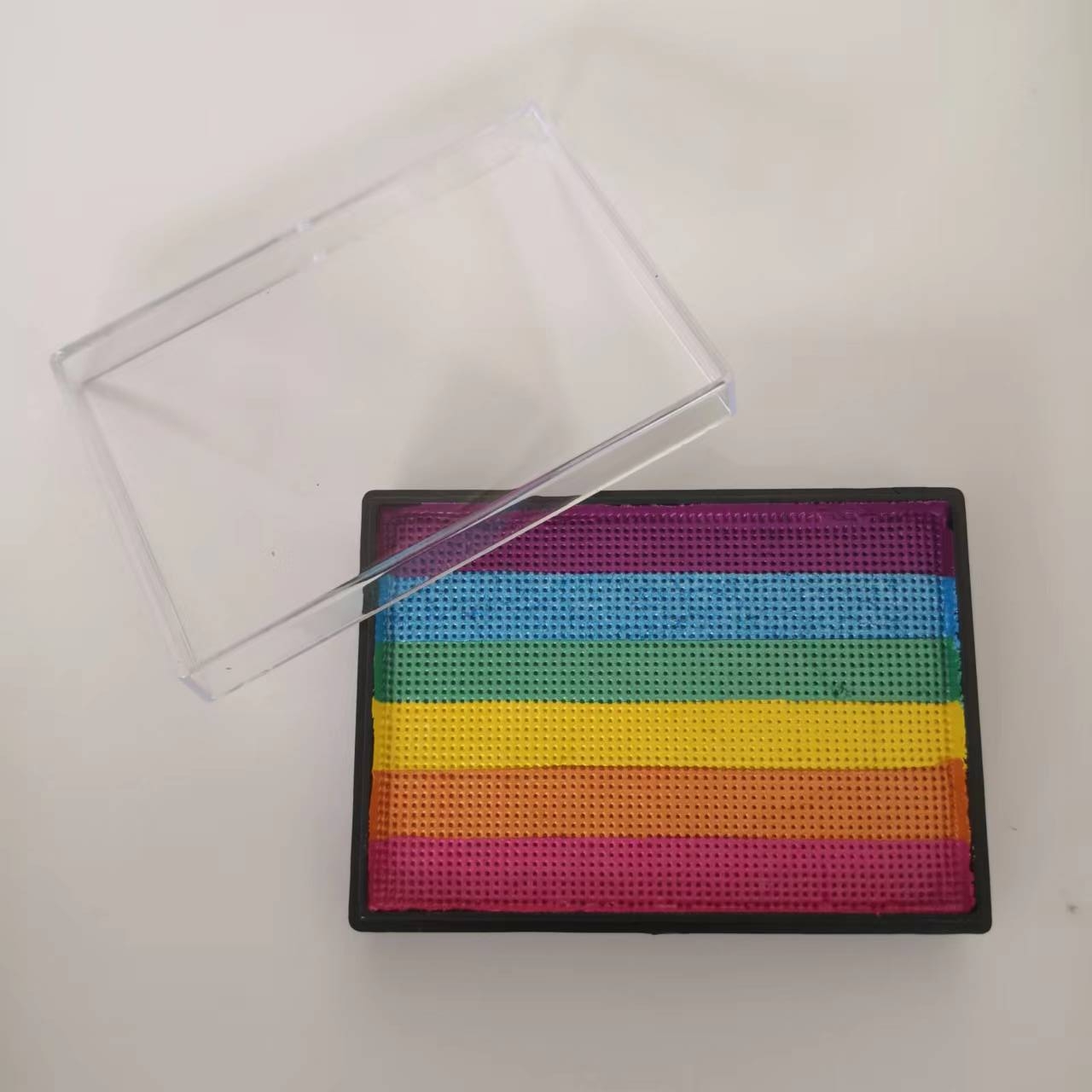 50g Cat Badan Wajah Kek Split Rainbow Water Based Eyeliner Bekalan Boleh Basuh Tanpa Toksik — image 16