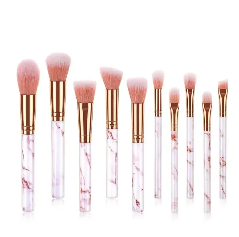 14-Piece Silver Professional Makeup Brush Set | Includes 2 Plush Velvet Puffs + 2 Blending Sponges | Vegan Cruelty-Free Brush Co — image 14