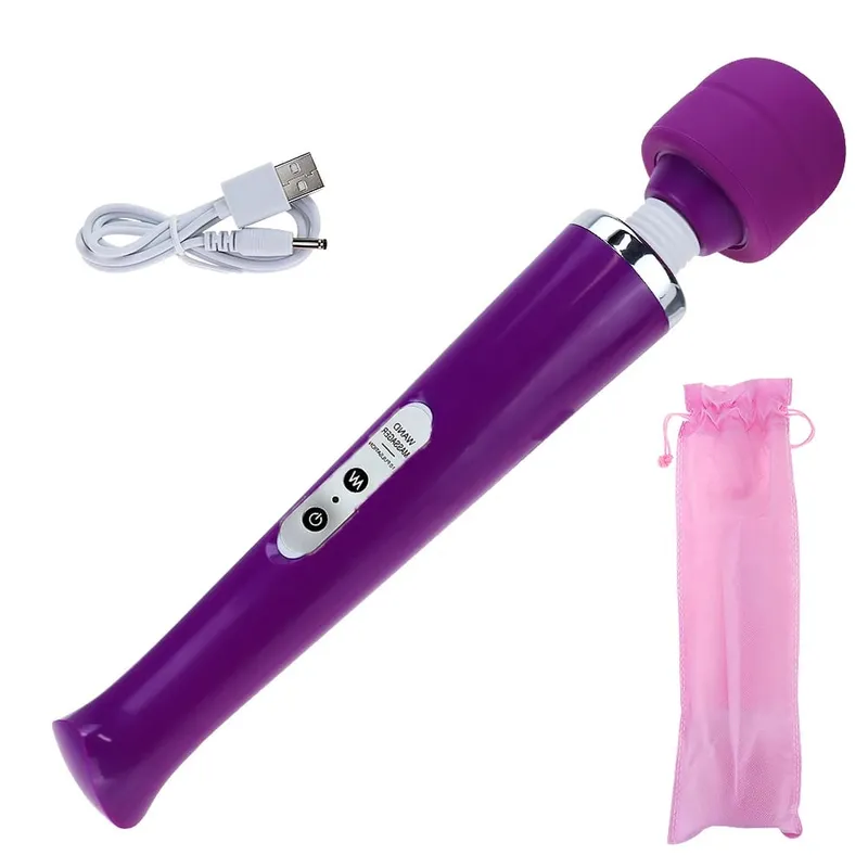 Erotic Toy 10 Speeds Big Size AV Rod Stick Vibrator Powerful Body Massager Sexy Sex Toys for Women Clit Stimulator Magic Wand — image 9