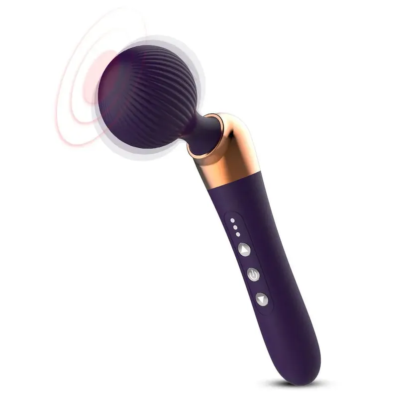 Powerful Vibrator 20 Speeds Clitoris G-Spot Stimulation AV Wand Stick Massager Dildo Masturbator Erotic Sex Toys for Adults 18