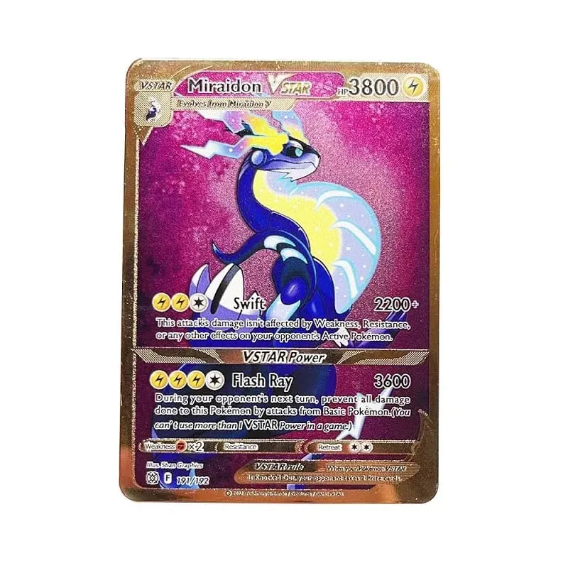 2026 NEW Pokemon Metal Card 10000 Points Arceus Charizard Super Card English Mewtwo Lucario Greninja Lillie Anime Cards